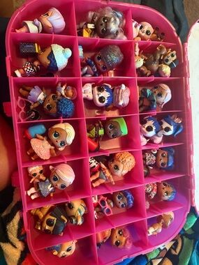 Pink Travel Case of L.O.L dolls